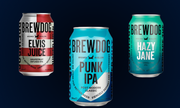 Brewdog bieren op blik Brewdog bieren op blik